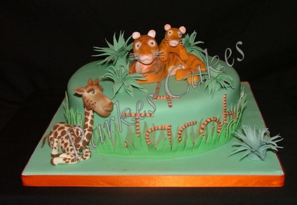 tiger birthday cake